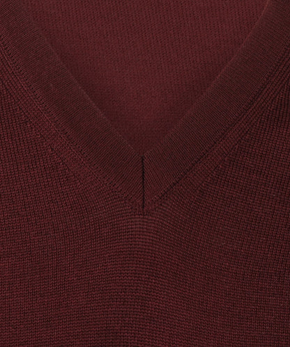 Maerz Slipover Merino Wool | Red