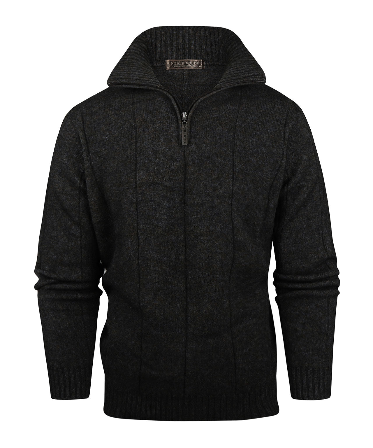 Javelin Pullover mit hohem Reißverschluss | Braun