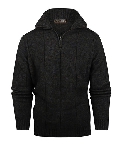 Javelin Pullover mit hohem Reißverschluss | Braun
