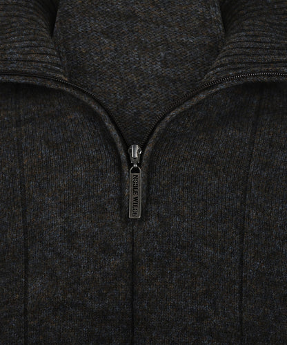 Javelin Pullover mit hohem Reißverschluss | Braun