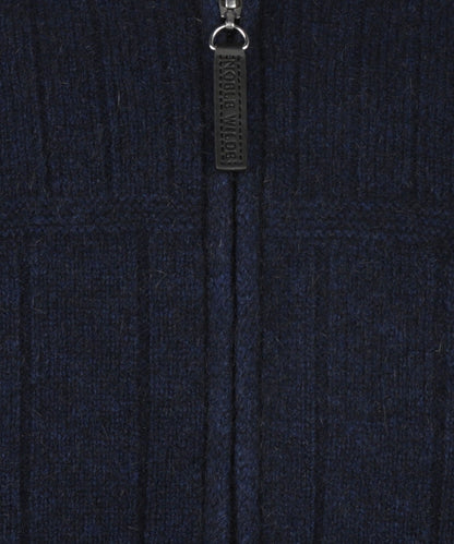 Noble Wilde Lancaster Reißverschlussweste | Marineblau