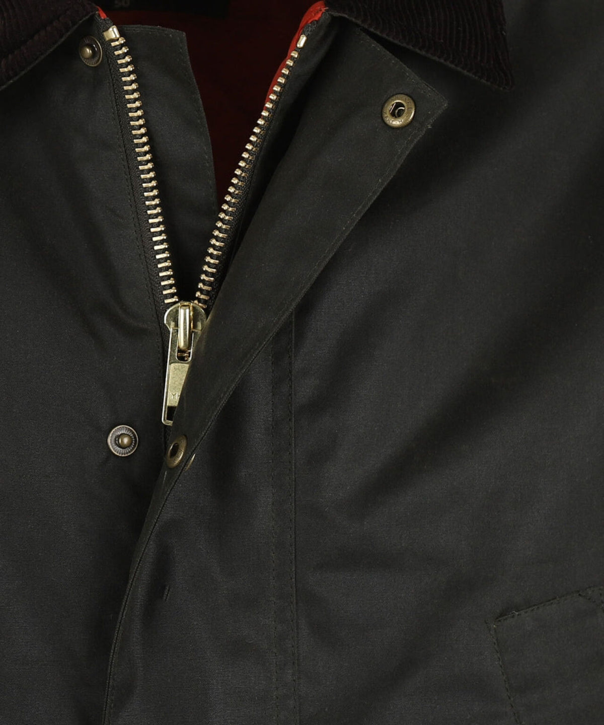 Wax jacket traditional | Olive