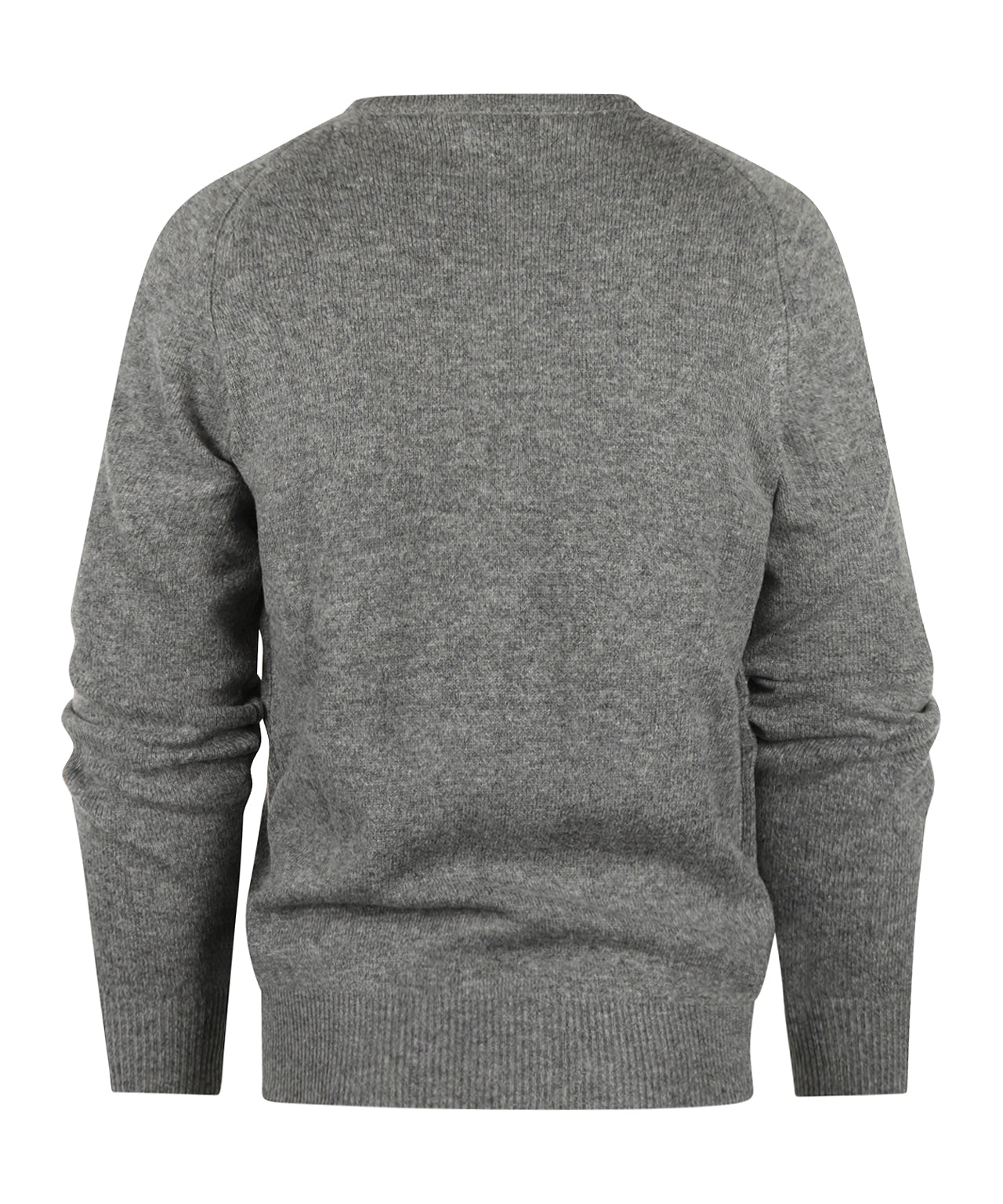 Pullover Lambswool round neck | Grey