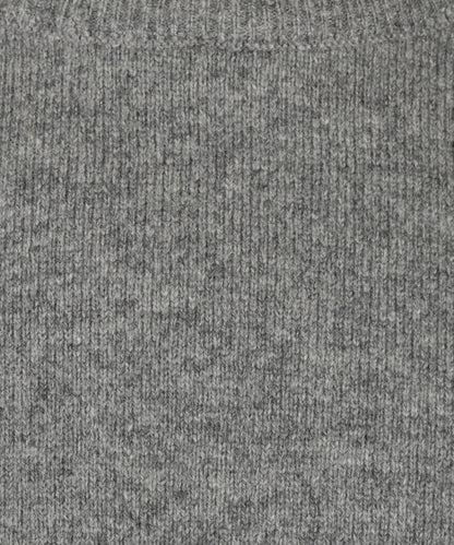Pullover Lambswool round neck | Grey