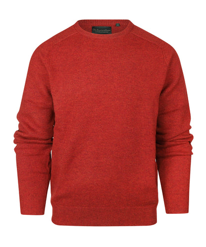Lamswol Ronde Hals Pullover | Chili Rood