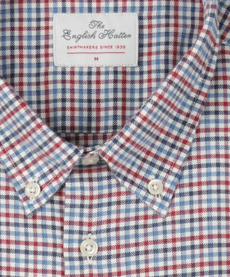 Katoenen Overhemd Button Down Regular Fit | Blauw