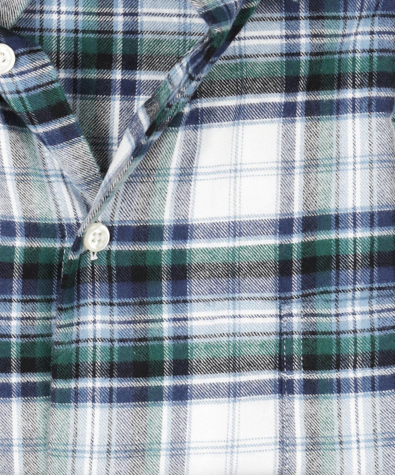 Shirt Button Down | Groen Multi Ruit Groot