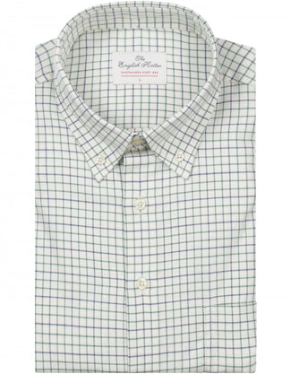 Katoenen Overhemd Button Down Regular Fit | Bruin