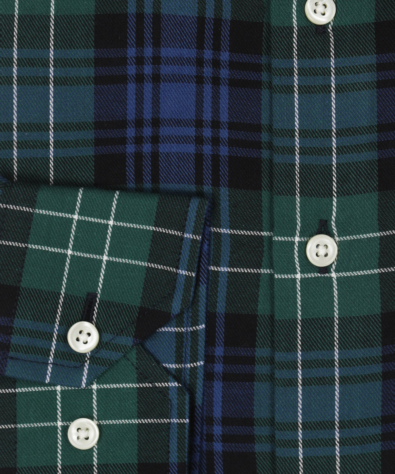 Cotton Shirt Button Down Regular Fit | Green