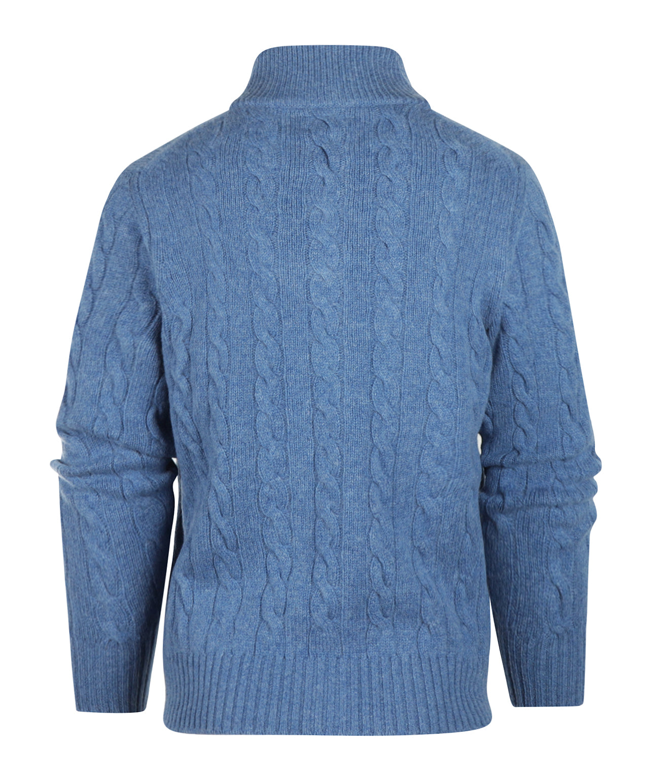 William Lockie Zopfstrickjacke mit Reißverschluss | Jeans
