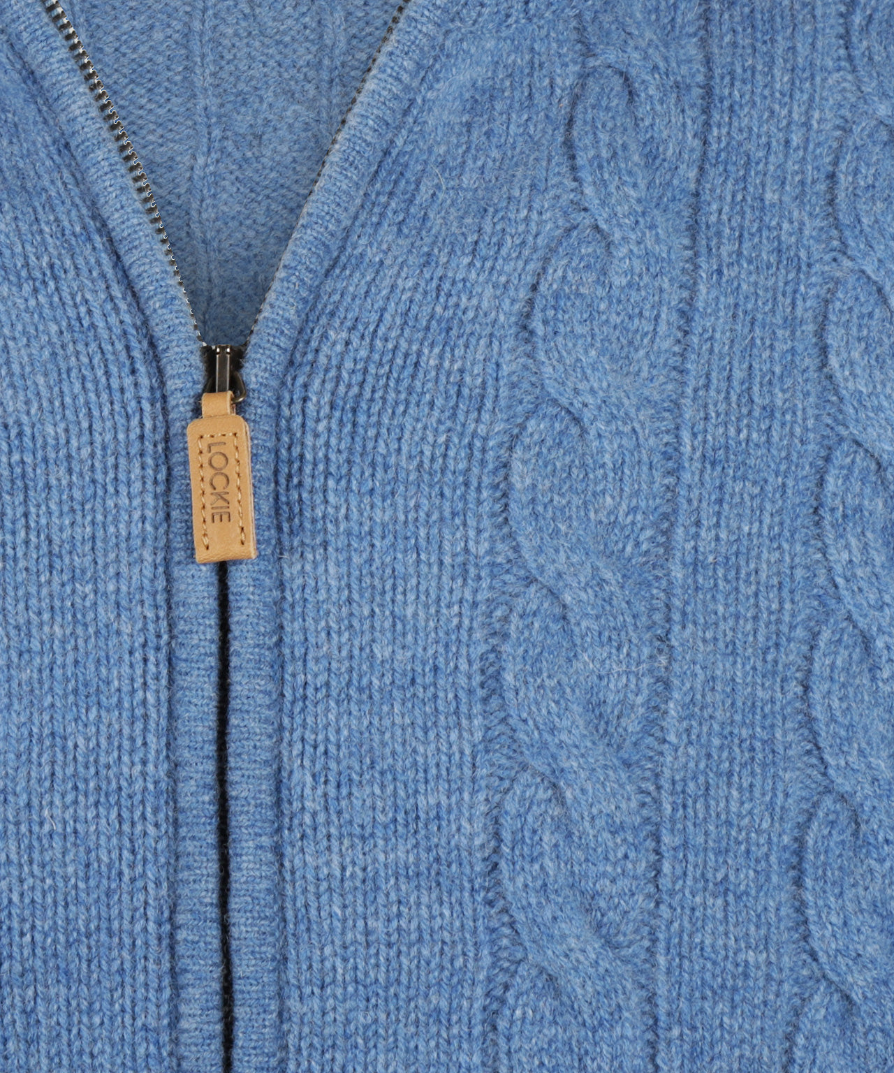William Lockie Zopfstrickjacke mit Reißverschluss | Jeans