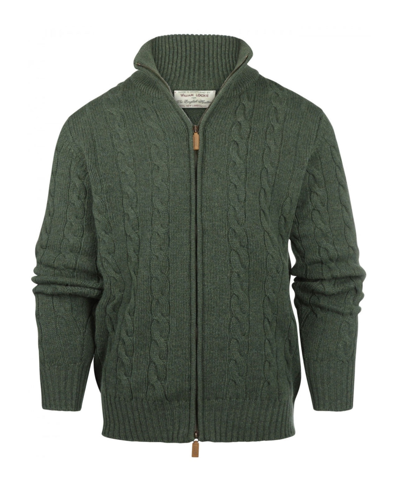 William Lockie Zopfstrickjacke mit Reißverschluss | Rosemary