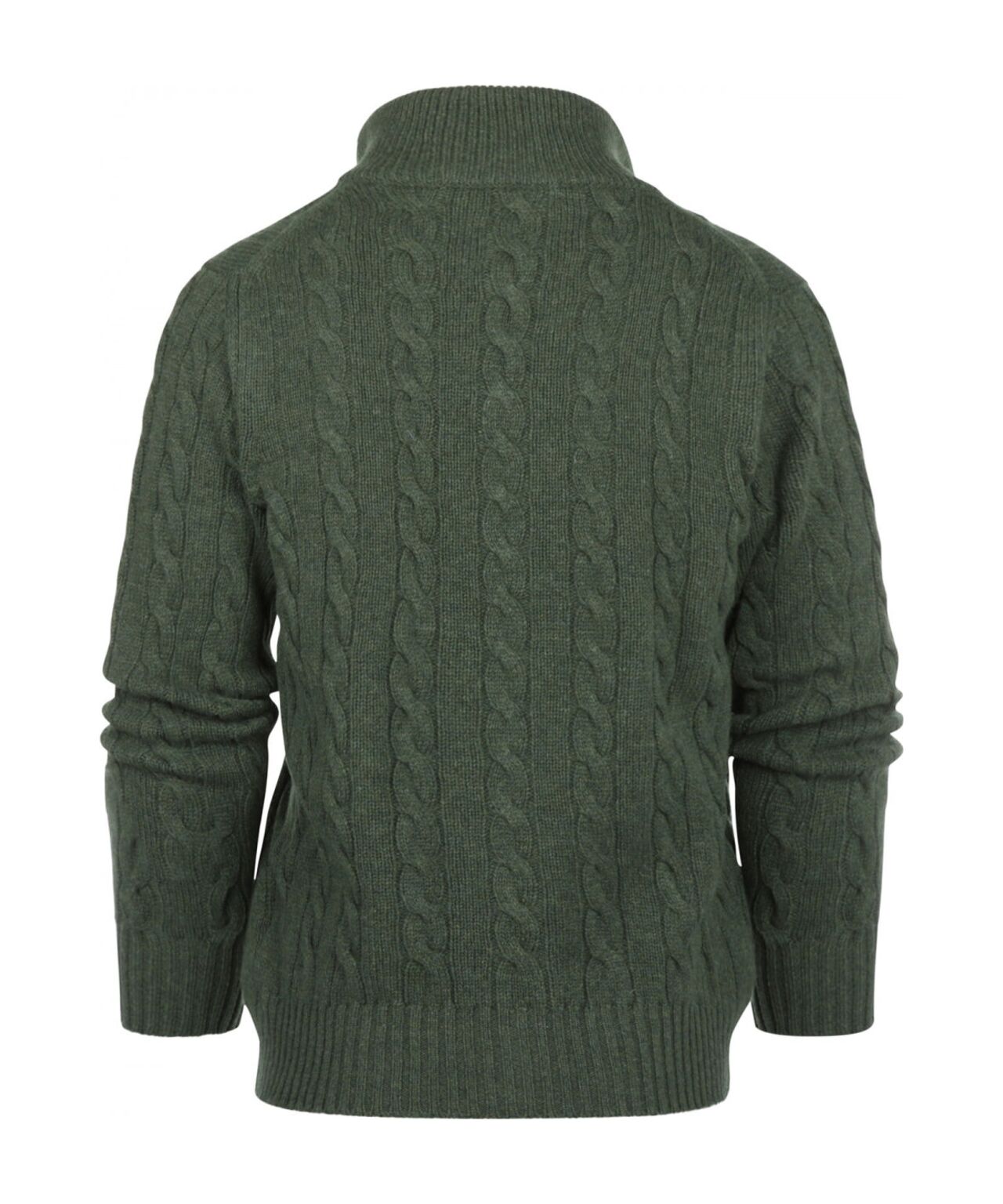 William Lockie Zopfstrickjacke mit Reißverschluss | Rosemary