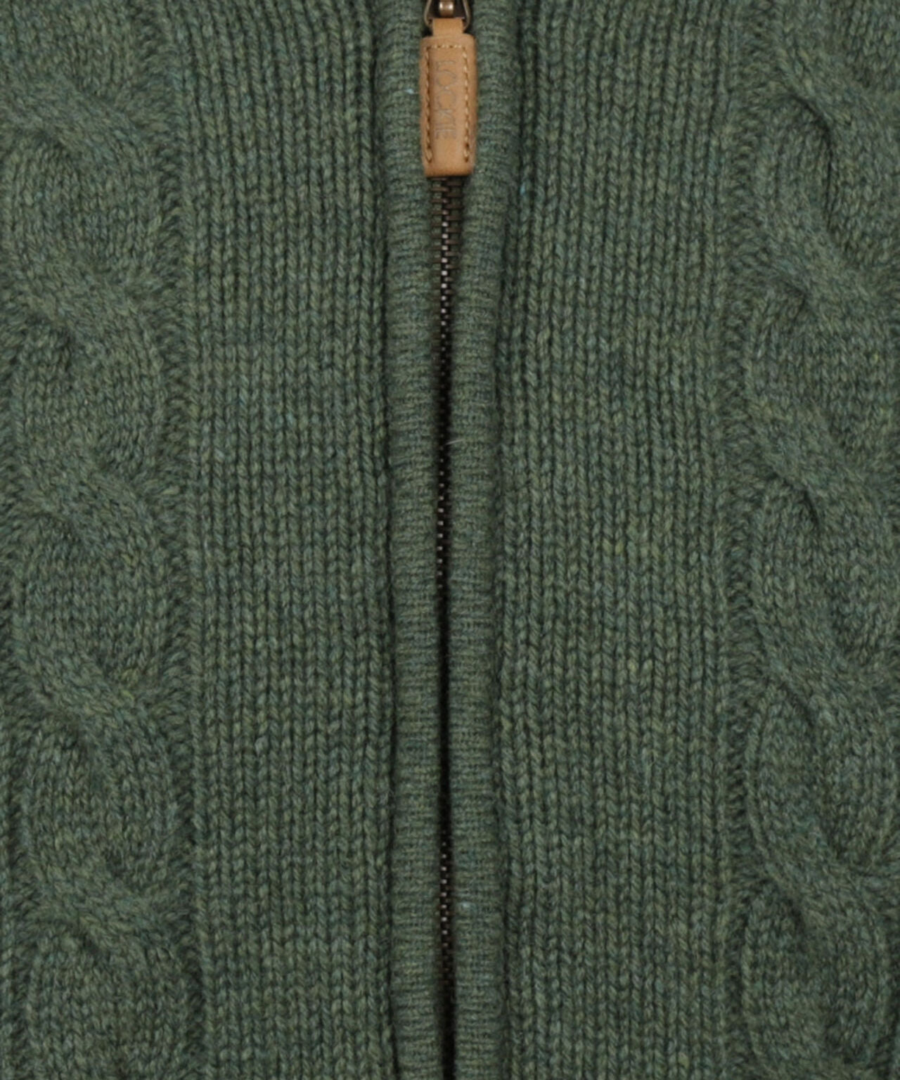 William Lockie Zopfstrickjacke mit Reißverschluss | Rosemary