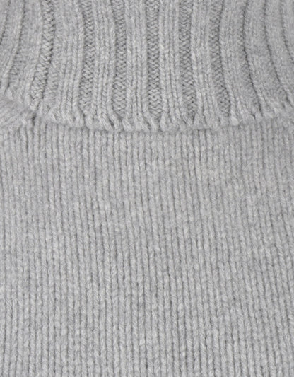 Geelong Kaschmir-Rollkragenpullover | Grau