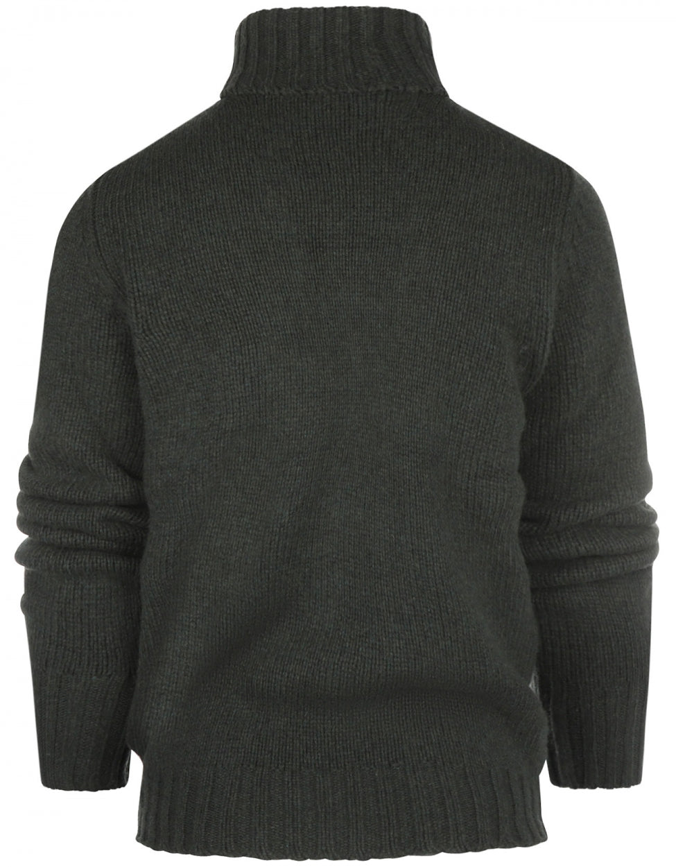 Geelong Kaschmir-Rollkragenpullover | Grün