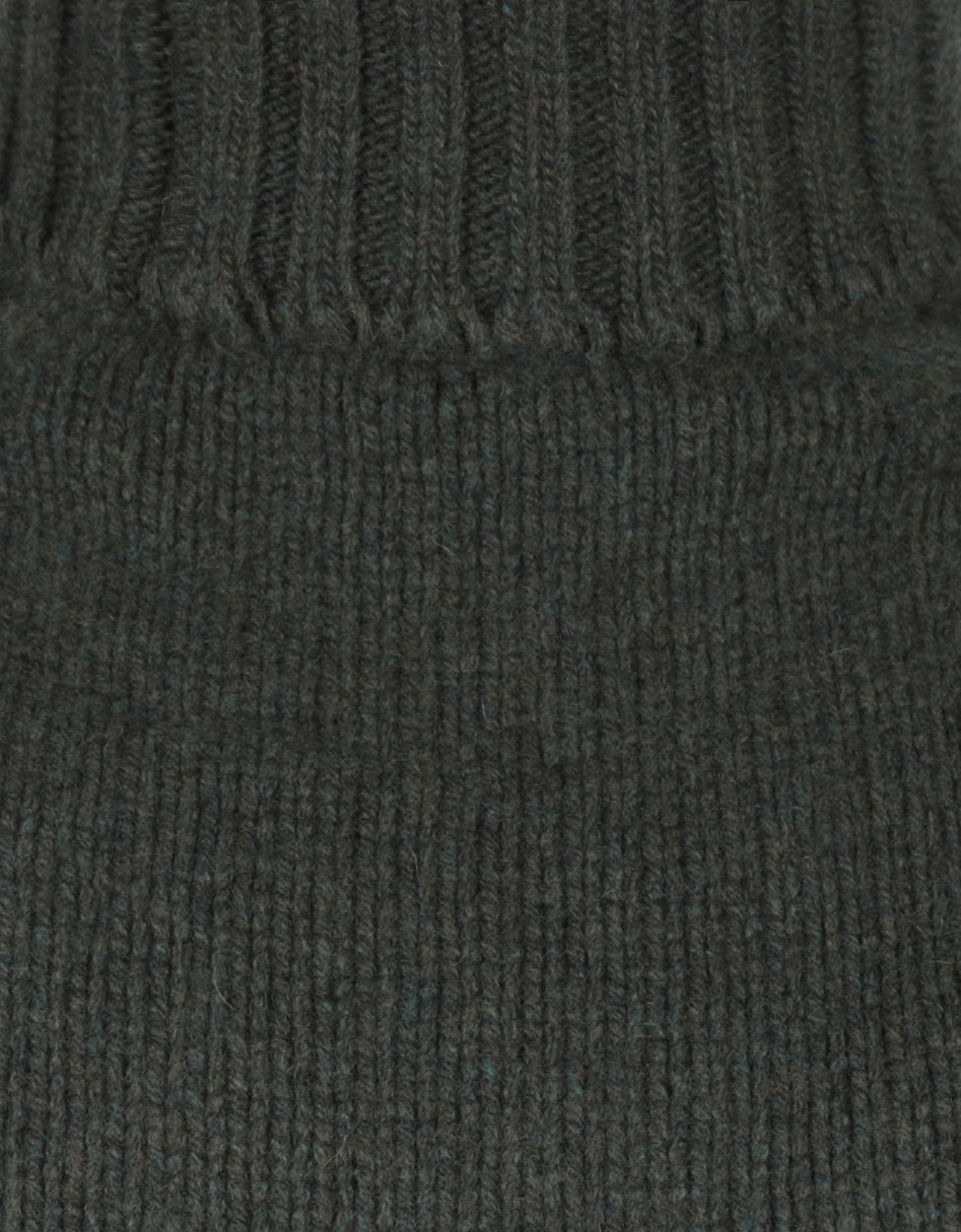 Geelong Kaschmir-Rollkragenpullover | Grün