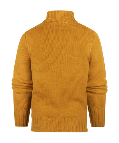 Geelong Kaschmir-Rollkragenpullover | Gelb