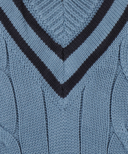 Cricket-Überzieher aus Baumwolle | Blau