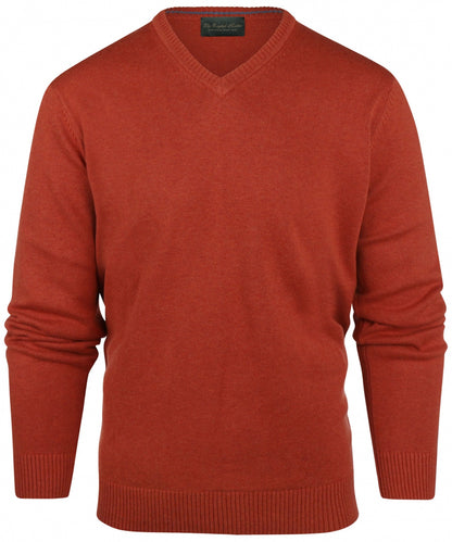 Katoen V-Hals Pullover |