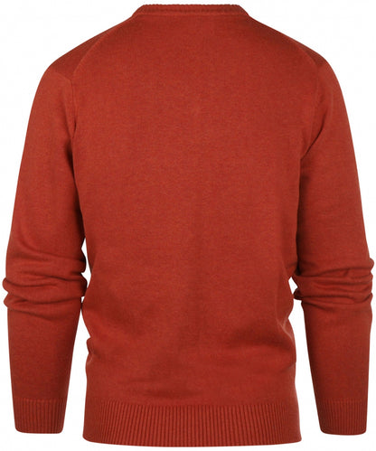 Katoen V-Hals Pullover |