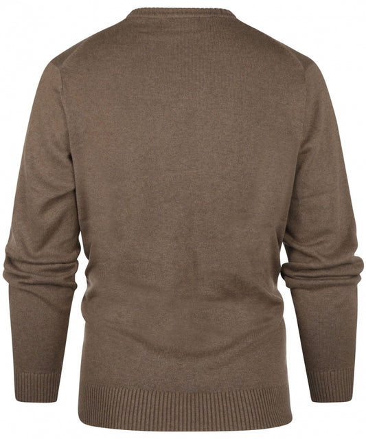 Katoen V-Hals Pullover |