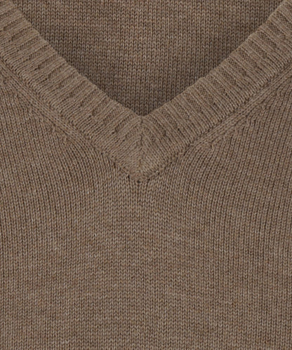 Katoen V-Hals Pullover |