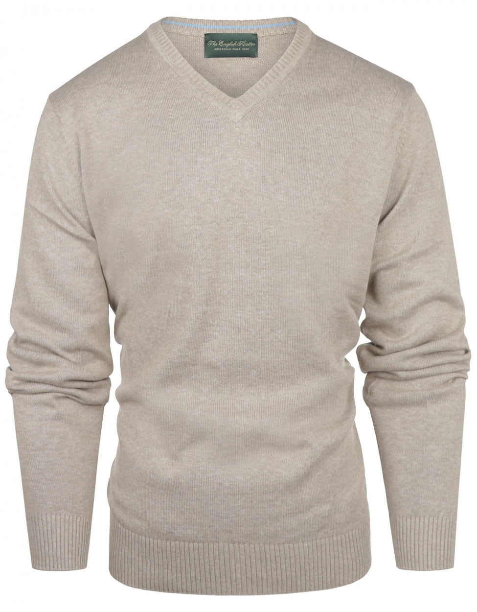Katoen V-Hals Pullover |