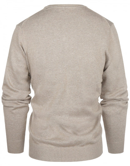 Katoen V-Hals Pullover |