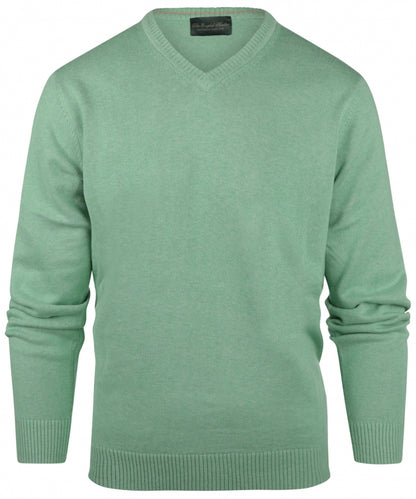 Katoen V-Hals Pullover |