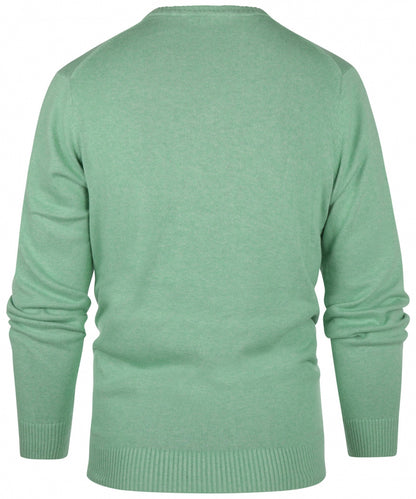 Katoen V-Hals Pullover |