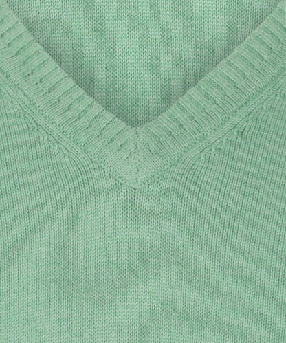 Katoen V-Hals Pullover |