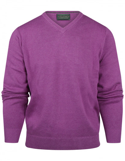 Katoen V-Hals Pullover |