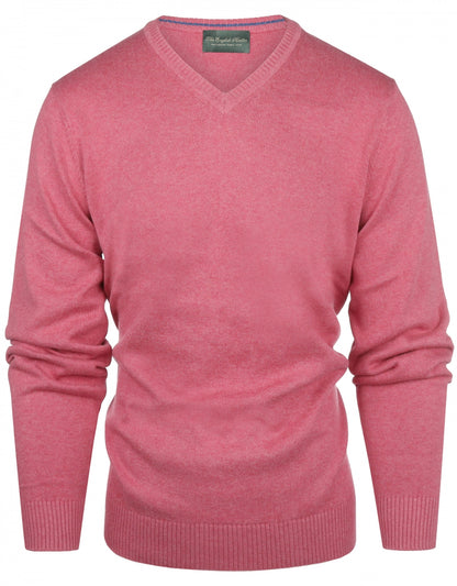 Katoen V-Hals Pullover |