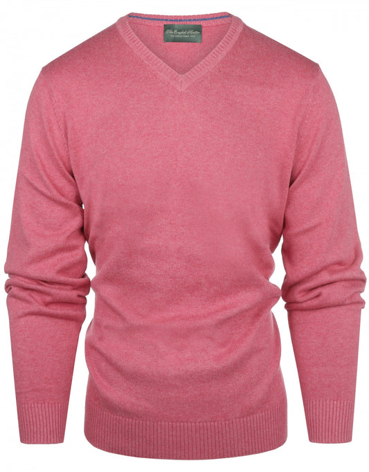 Katoen V-Hals Pullover |