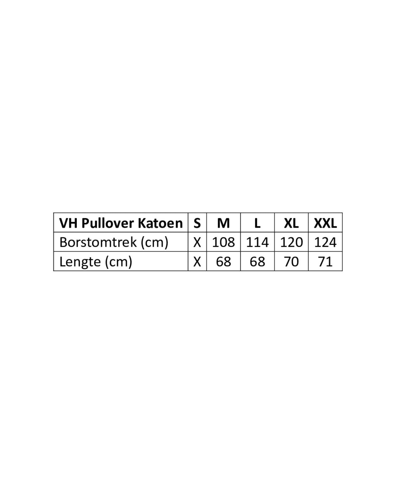 Katoen V-Hals Pullover | Blauw Melange