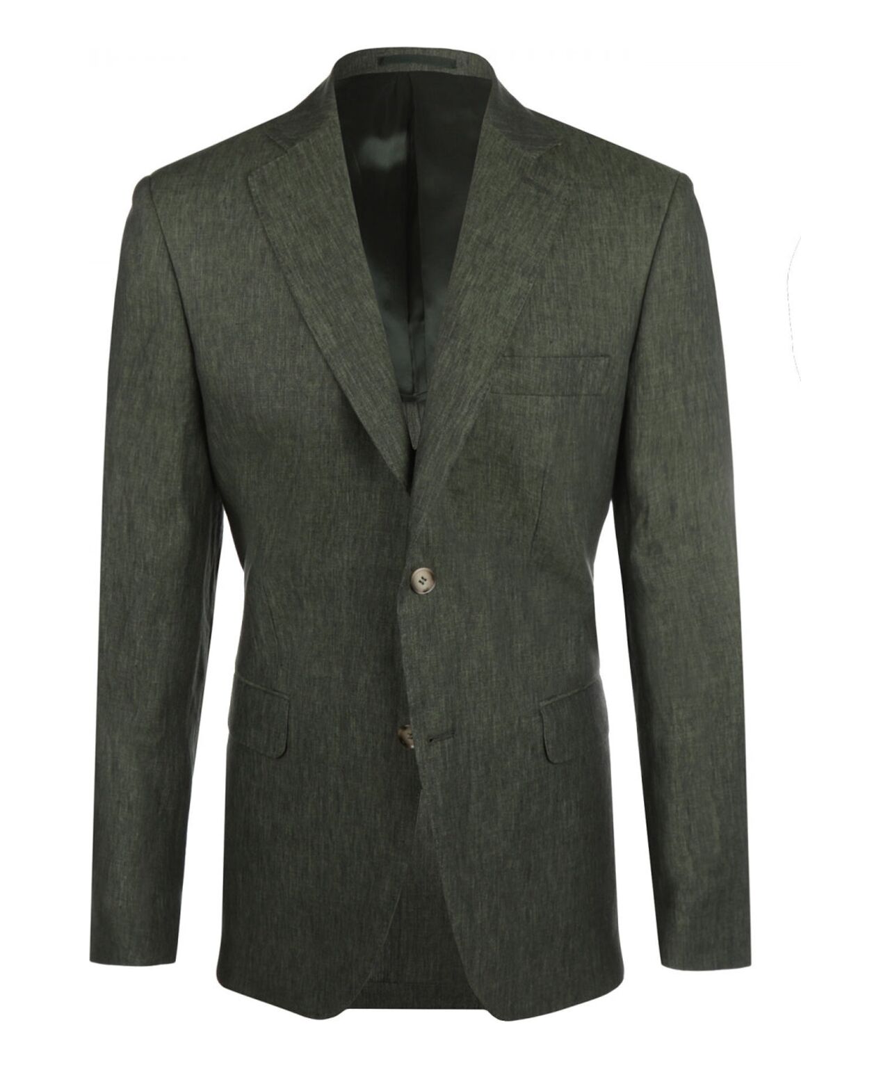 Leinenblazer | Grün