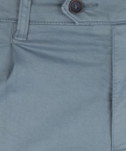 Boston-Hose mit Bundfalten und Umschlag | Blau