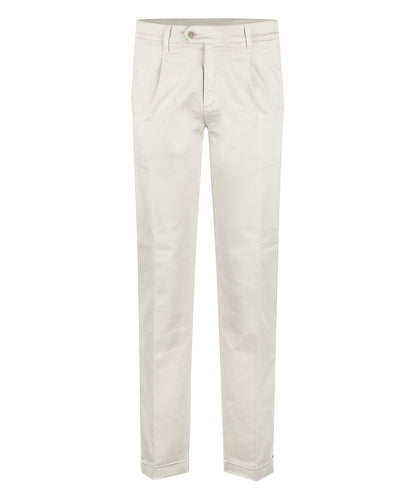 Boston Trousers Pleated and Turn-up | Brown
