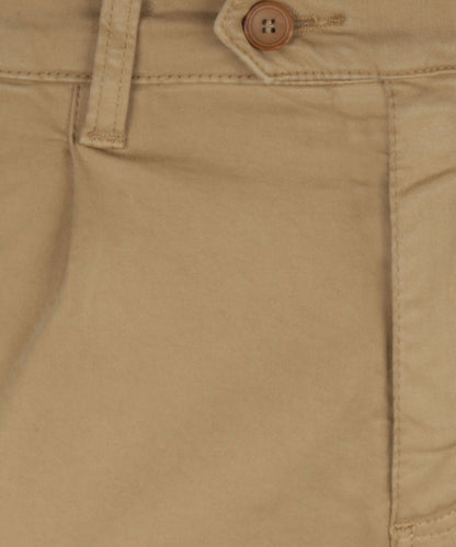Boston-Hose mit Bundfalten und Umschlag | Braun