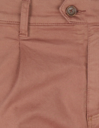Boston-Hose mit Bundfalten und Umschlag | Braun