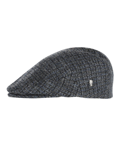 Klassieke Tweed Cap | Blauw Kleine Ruit