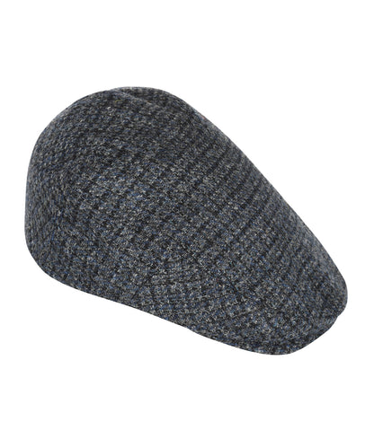 Klassieke Tweed Cap | Blauw Kleine Ruit