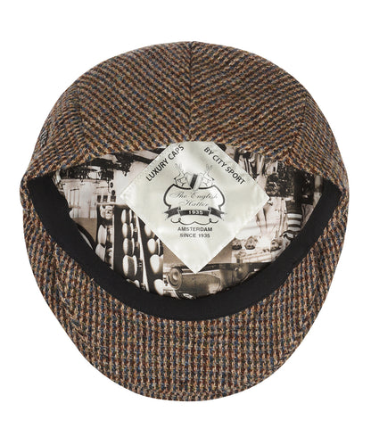 Klassieke Tweed Cap | Bruin Kleine Ruit