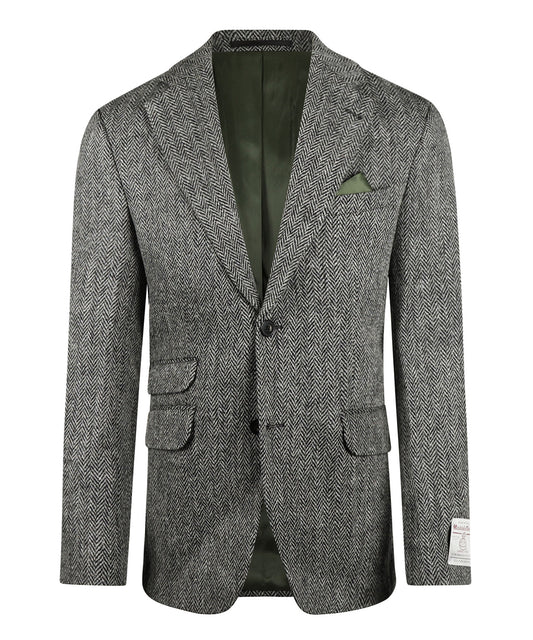 Colbert Harris Tweed | Grijs melange herringbone