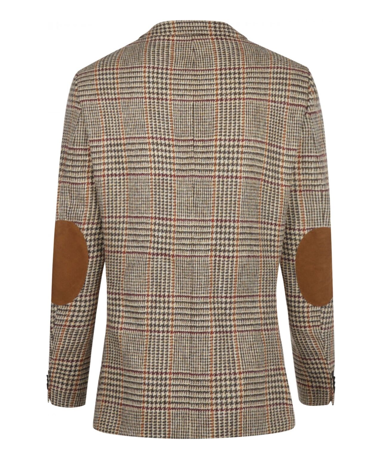 Colbert Harris Tweed | Bruin melange houndstooth