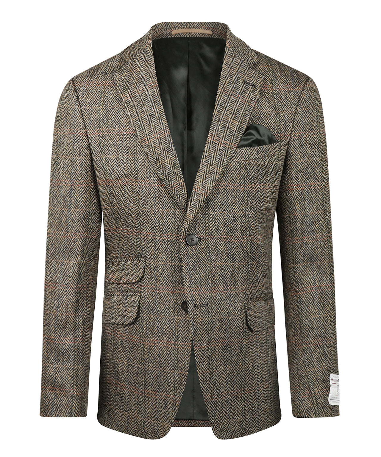 Colbert Harris Tweed | Bruin melange herringbone