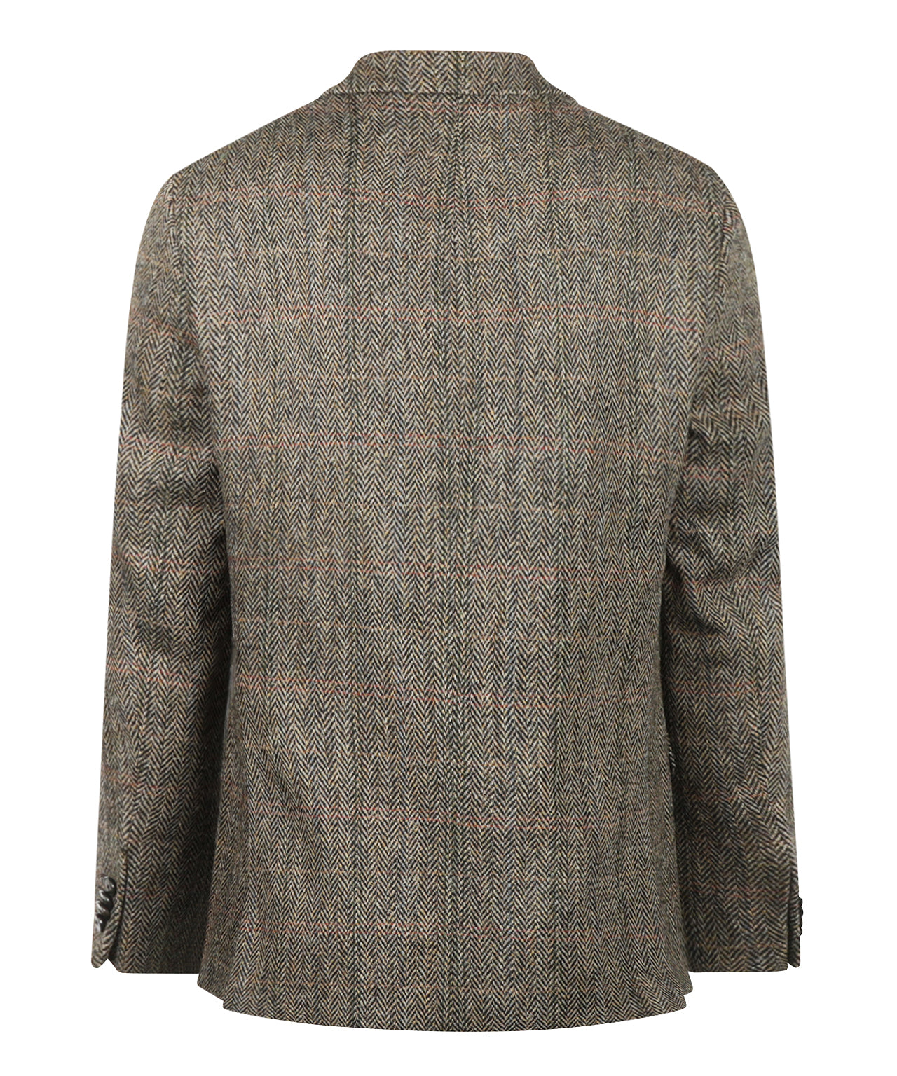Colbert Harris Tweed | Bruin melange herringbone