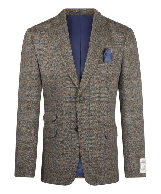 Colbert Harris Tweed | Groen melange ruit