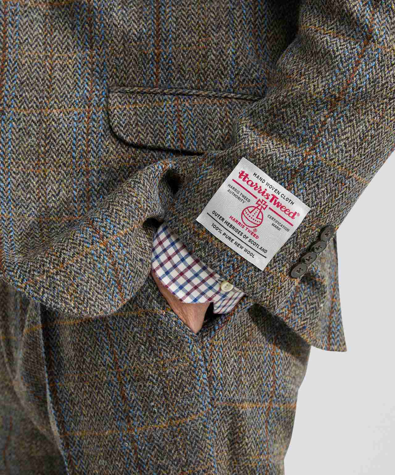 Harris Tweed Blazer | Grün